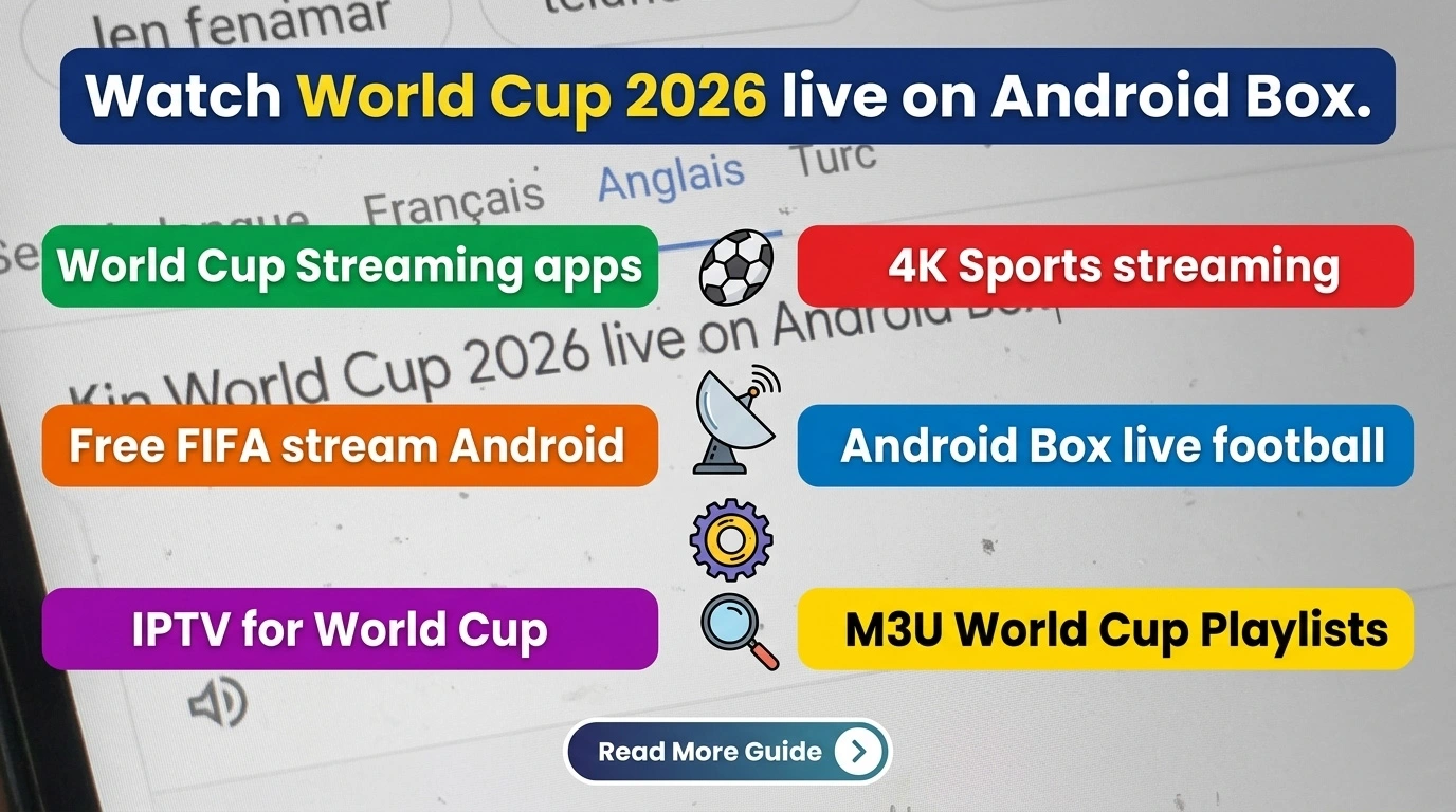 Stream World Cup 2026 live on Android Box